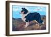 Reverend Hamilton's Collie-null-Framed Art Print