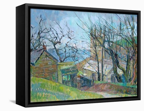 Reverend Hawker's Church at Morwenstow-Erin Townsend-Framed Stretched Canvas