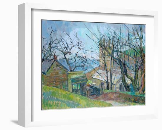 Reverend Hawker's Church at Morwenstow-Erin Townsend-Framed Giclee Print