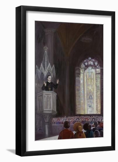 Reverend Hecker and the Intellectual Revival-Vittorio Bianchini-Framed Giclee Print