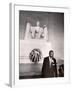 Reverend Martin Luther King Jr. at Lincoln Memorial-Paul Schutzer-Framed Premium Photographic Print