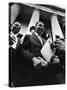 Reverend Martin Luther King Jr. Shaking Hands with Crowd at Lincoln Memorial-Paul Schutzer-Stretched Canvas