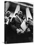 Reverend Martin Luther King Jr. Shaking Hands with Crowd at Lincoln Memorial-Paul Schutzer-Stretched Canvas