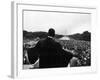 Reverend Martin Luther King Jr. Speaking at 'Prayer Pilgrimage for Freedom' at Lincoln Memorial-Paul Schutzer-Framed Premium Photographic Print