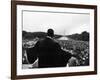 Reverend Martin Luther King Jr. Speaking at 'Prayer Pilgrimage for Freedom' at Lincoln Memorial-Paul Schutzer-Framed Premium Photographic Print