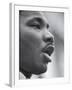 Reverend Martin Luther King Jr. Speaking at Prayer Pilgrimage for Freedom'-Paul Schutzer-Framed Premium Photographic Print