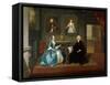 Reverend Streynsham Master and His Wife, Margaret of Croston, Lancashire, 1743-44-Arthur Devis-Framed Stretched Canvas