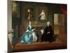 Reverend Streynsham Master and His Wife, Margaret of Croston, Lancashire, 1743-44-Arthur Devis-Mounted Giclee Print