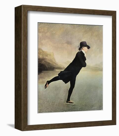 Reverend Walker Skating-Sir Henry Raeburn-Framed Art Print