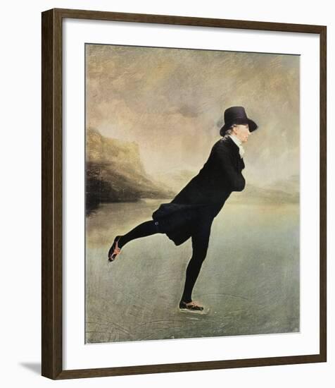 Reverend Walker Skating-Sir Henry Raeburn-Framed Art Print