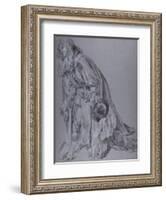 Reverent Figure-Sir Peter Lely-Framed Giclee Print