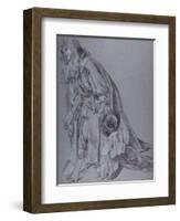 Reverent Figure-Sir Peter Lely-Framed Giclee Print