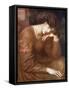 Reverie, 1868-Dante Gabriel Rossetti-Framed Stretched Canvas