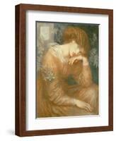 Reverie, 1868-Dante Gabriel Rossetti-Framed Giclee Print