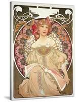 Reverie, 1897-Alphonse Mucha-Stretched Canvas