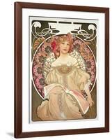 Reverie, 1897-Alphonse Mucha-Framed Giclee Print