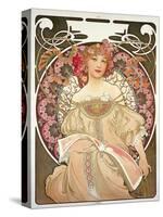 Reverie, 1897-Alphonse Mucha-Stretched Canvas