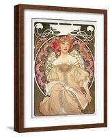 Reverie, 1897-Alphonse Mucha-Framed Giclee Print