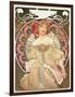 Reverie, 1897-Alphonse Mucha-Framed Giclee Print