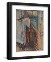 Reverie , 1914-Amedeo Modigliani-Framed Giclee Print