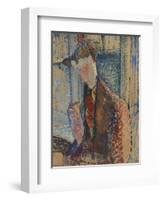 Reverie , 1914-Amedeo Modigliani-Framed Giclee Print