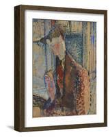 Reverie , 1914-Amedeo Modigliani-Framed Giclee Print