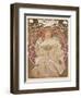 Reverie, c.1897-Alphonse Mucha-Framed Art Print