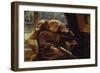 Reverie: Mrs. Newton Reclining in a Chair-James Ward-Framed Giclee Print