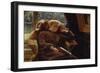 Reverie: Mrs. Newton Reclining in a Chair-James Ward-Framed Giclee Print