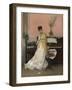 Reverie - the Letter, 1870S (Oil on Panel)-Raimundo De Madrazo Y Garreta-Framed Giclee Print