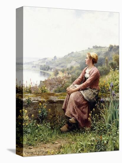 Reverie-Daniel Ridgway Knight-Stretched Canvas