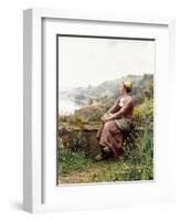 Reverie-Daniel Ridgway Knight-Framed Giclee Print