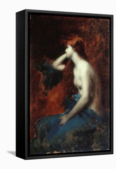 Rêverie-Jean-Jacques Henner-Framed Stretched Canvas