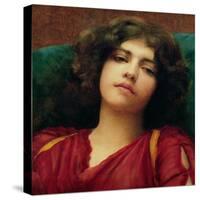 Reverie-John William Godward-Stretched Canvas