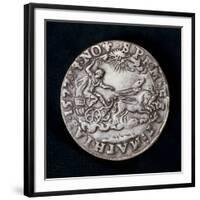 Reverse of a Medal Commemorating the Bright Comet of 1577-null-Framed Photographic Print