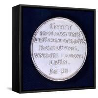 Reverse of a Medal Commemorating the Brilliant Comet of November 1618-null-Framed Stretched Canvas