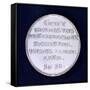 Reverse of a Medal Commemorating the Brilliant Comet of November 1618-null-Framed Stretched Canvas