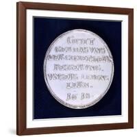 Reverse of a Medal Commemorating the Brilliant Comet of November 1618-null-Framed Photographic Print