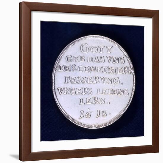 Reverse of a Medal Commemorating the Brilliant Comet of November 1618-null-Framed Photographic Print