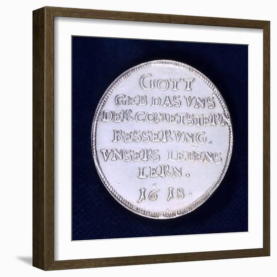 Reverse of a Medal Commemorating the Brilliant Comet of November 1618-null-Framed Photographic Print