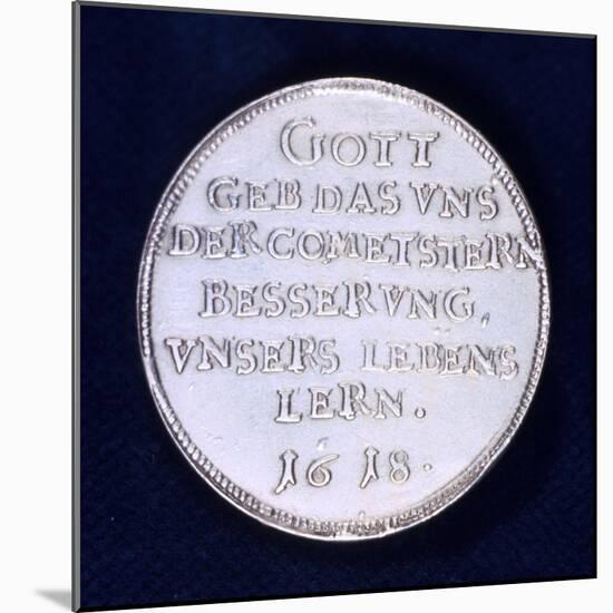 Reverse of a Medal Commemorating the Brilliant Comet of November 1618-null-Mounted Photographic Print