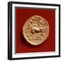 Reverse of a Stater of Philip II of Macedonia Depicting a Charioteer, 356-336 BC-null-Framed Giclee Print