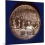 Reverse of Medal Commemorating 50 Years of Cinematography by the Lumiere Brothers, 1945-null-Mounted Photographic Print