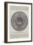 Reverse of the Gold Medal Presented to the Prince of Wales in Connection with the Blackwall Tunnel-null-Framed Giclee Print