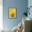 Reverse Of Yellow Flower-Tom Quartermaine-Framed Giclee Print displayed on a wall
