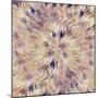 Reverse Sea Floral Radial-David Manlove-Mounted Giclee Print