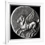 Reverse Side of a Coin Depicting Pegasus, from Corinth, 700-300 BC-null-Framed Giclee Print