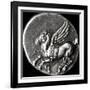 Reverse Side of a Coin Depicting Pegasus, from Corinth, 700-300 BC-null-Framed Giclee Print