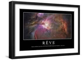 Rêves: Citation Et Affiche D'Inspiration Et Motivation-null-Framed Premium Photographic Print