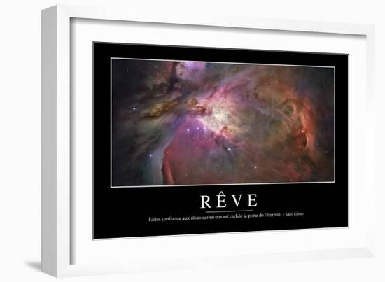 Rêves: Citation Et Affiche D'Inspiration Et Motivation-null-Framed Photographic Print